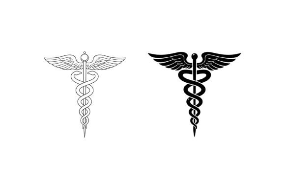 Caduceus Medical Symbol Set