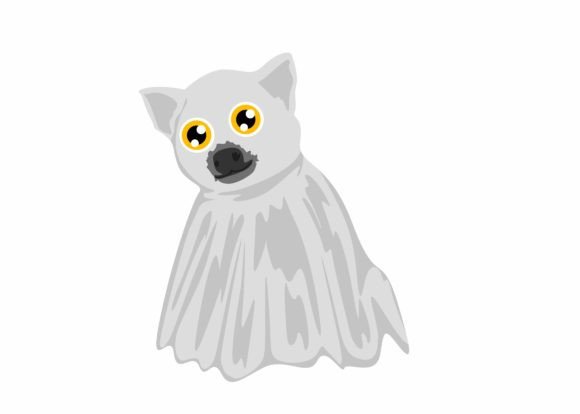 Cute Ghost Bat SVG, Halloween SVG