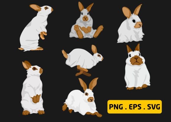 Cute Ghost Rabbit SVG: Halloween Charm for Real Embroidery