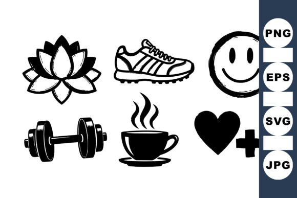 Fitness Wellness Icon Clipart