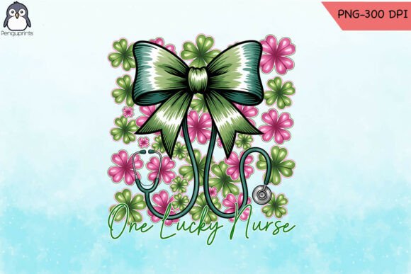 Lucky Nurse Shamrock Sublimation PNG