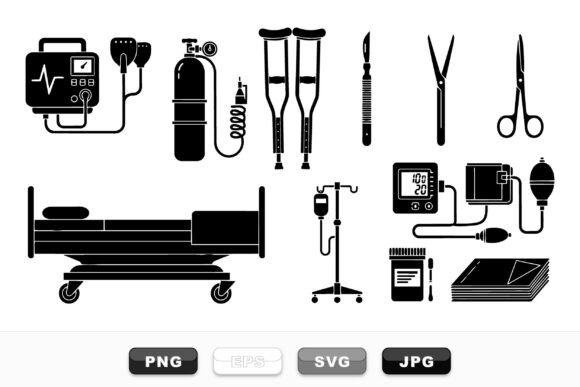 Medical Equipment Vector Icons